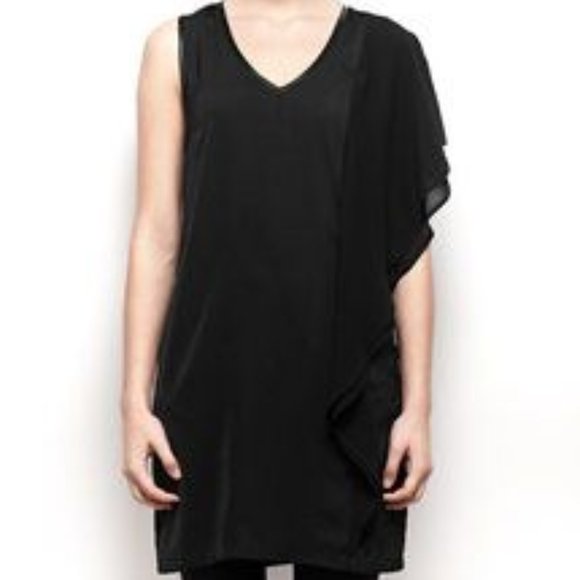 Rudsak Asymmetrical Black Dress - Picture 1 of 5